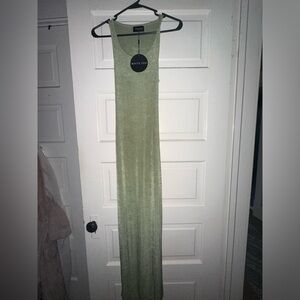 White Fix Sage Green Bodycon Dress